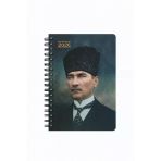 2026 - 17X24 Atatürk Günlük Spiralli Ajanda - Başkomutan