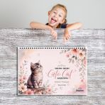 2026-2027 Akademik Takvimli 53 Haftalık Planlayıcı A4 Yatay - Cute Cat