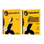 2026 6. Sınıf Türkçe + Paragraf Soru Bankası Seti 2 Kitap