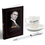 2026 Atatürk Gazi Paşa Ajanda - Atatürk Imza Baskılı Kahve Fincanı - Ayraç - Kartpostal - -- - Option-1