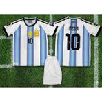 2026 Dünya Kupası Arjantin Messi Çocuk Forması - 5 - 6 Yaş - Gök Mavisi