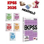 2026 EKPSS Çözümlü Deneme Seti 41 Deneme Seti 6 Kitap Bigelio ve Yargı Yayınları