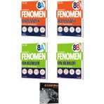 2026 Fenomen Okul 8. Sınıf Matematik - Fen Bilimleri A ve B (Animorphia Hediyeli - 5 Kitap)
