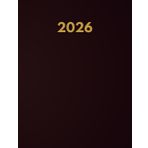 2026: Kalender 2026 Buchkalender a4, 1 Seite Tag mit Zeiteinteilung, 365 Tage, Terminkalender, Office Planer, Kalenderbuch