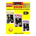 2026 Kpss Genel Kültür Tamamı Çözümlü Tarih-Coğrafya-Vatandaşlık Deneme Seti (3 Kitap)+Tablet Kalem