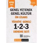 2026 Kpss Genel Yetenek Genel Kültür Lise Ön Lisans Türkiye Geneli 1-2-3 Deneme Seti Pegem Yayınları
