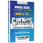 2026 KPSS Genel Yetenek Genel Kültür Son 4 Yıl Tamamı Çözümlü Çıkmış Sorular TX275F88BA163330 Yediiklim Yayınları