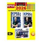 2026 Kpss Genel Yetenek Matematik Soru Bankası - 22 Deneme Ve Video Ders Notları Seti (İlyas Güneş)