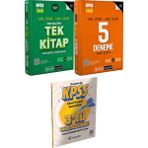 2026 Kpss Konu Anlatımlı Tek Kitap - 2026 Kpss Genel Yetenek Genel Kültür Tamamı Çözümlü 5 Deneme + 3 Deneme Hediye