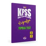 2026 Kpss Lisans Coğrafya Gygk Yaprak Test