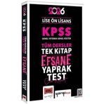 2026 Kpss Lise Ön Lisans Efsane Yaprak Test Yargı Yayınları