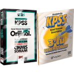 2026 Kpss Lise-Ortaöğretim Gk-Gy Orijinal 2010-2024 Konu Konu Çıkmış Sorular + 3lü Deneme Hediye