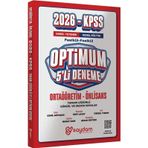 2026 Kpss Lise Ortaöğretim Ön Lisans Optimum 5 Deneme Fasikül Çözümlü Saydam Yayınları