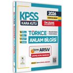 2026 KPSS Önlisans/Ortaöğretim Türkçenin Kara Kutusu ANLAM BİLGİSİ ÖSYM Çıkmış Soru Bankası