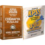 2026 Kpss Ortaöğretim Ön Lisans Coğrafyanın Pusulası Soru Bankası - 3 Deneme