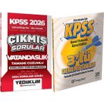 2026 Kpss Ortaöğretim Ön Lisans Genel Kültür Vatandaşlık Çözümlü Çıkmış Sorular + 3lü Deneme Hediye