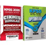 2026 Kpss Ortaöğretim Ön Lisans Genel Kültür Vatandaşlık Çözümlü Çıkmış Sorular + Lisans Optimum 5 Deneme