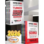 2026 Kpss Ortaöğretim Ön Lisans Genel Yetenek Genel Kültür Çözümlü Soru Bankası ve Konu Anlatım Set