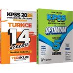 2026 Kpss Ortaöğretim Ön Lisans Genel Yetenek Türkçe Çözümlü 14 Deneme + Lisans Optimum 5 Deneme