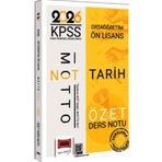 2026 KPSS Ortaöğretim Ön Lisans Motto Serisi Tarih Özet Ders Notu