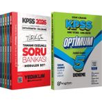 2026 Kpss Ortaöğretim Ön Lisans Tamamı Çözümlü Soru Bankası Modüler Set + Lisans Optimum 5 Deneme