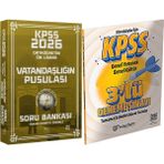 2026 Kpss Ortaöğretim Ön Lisans Vatandaşlığın Pusulası Soru Bankası - 3 Deneme