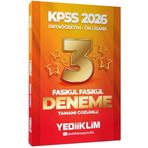 2026 KPSS Ortaöğretim Önlisans Genel Yetenek Genel Kültür Tamamı Çözümlü 3 Yıldız Fasikül Deneme Yediiklim