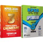 2026 Kpss Ortaöğretim-Önlisans Tamamı Çözümlü 3 Yıldız Fasikül Deneme + Lisans Optimum 5 Deneme