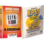 2026 Kpss Ösym Ne Sorar Ortaöğretim Ön Lisans Çözümlü Fasikül 8 Deneme + 3lü Deneme Hediye