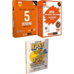 2026 Kpss Tamamı Çözümlü 5 Deneme - 2026 Kpss Ön Lisans Konu Anlatımlı Modüler Set Genel Yetenek Genel Kültür (6 Kitap) + 3 Deneme Hediye
