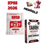2026 KPSS Tarih Meşalesi Soru Bankası ve Deneme Seti 2 Kitap Bigelio ve Pegem Akademi Yayınları