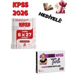 2026 KPSS Tarih Video Ders Notları ve Deneme Seti 2 Kitap Bigelio ve Hoca Kafası Yayınları