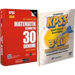 2026 Kpss Tüm Adaylar Için Matematik-Geometri 30 Deneme Tamamı Çözümlü + 3 Deneme Hediye