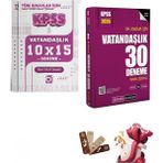 2026 Kpss Tüm Adaylar Için Vatandaşlık 30 + 10 Deneme Seti 2 Kita