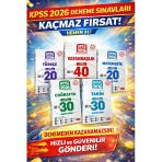 2026 Kpss Ultra Serisi Deneme Seti Tüm Dersler Coğrafya, Tarih, Matematik, Vatandaşlık, Türkçe Süper Data Seti