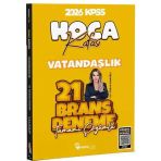 2026 Kpss Vatandaşlık 21 Branş Deneme Çözümlü Hoca Kafası