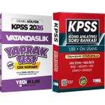 2026 Kpss Vatandaşlık Çek Kopart Yaprak Test - Lise Önlisans Konu Ant. Soru