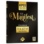 2026 KR Akademi KPSS Genel Yetenek Genel Kültür Manifest Tüm Dersler Tek Kitap Soru Bankası