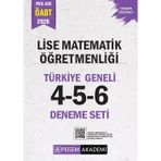 2026 MEB AGS ÖABT Lise Matematik Öğretmenliği Tamamı Çözümlü Türkiye Geneli 4-5-6 (3'lü Deneme Seti)