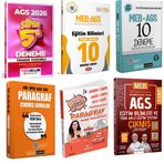 2026 MEB AGS Süper Deneme + MEB AGS Çıkmış Sorular Seti Pegem Yayınları + Yediiklim Yayınları + Data Yayınları + Dizgi Y
