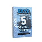 2026 MEB EKYS Müdür ve Müdür Yardımcılığı Tamamı Çözümlü 5 Deneme Sınavı Serkan Tigit 9786258730944 Dizgi Kitap