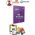 2026 Model Oksijen Yayınları Dr Biyoloji AYT Video Ders Kitabı (Kamp Konu Anlatım) 3 Hediyeli Set DR02003 Oksijen Yayınları