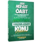 2026 ÖABT MEB-AGS Türkçe-Türk Dili Edebiyatı Muhtevam Yazar Eser Konu Anlatımı
