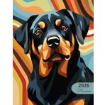 2026 Planner: Classic Dogs Rottweiler: Stylish Weekly and Monthly Organization