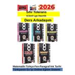 2026 Sıfır Tölerans 8.Sınıf Lgs Hazırlık Tüm Dersler(5 Kitap)M-T-F-İ-P Soru Bankası Seti+Kalem