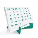 2026 Takvimi, 2026 Masa Takvimi Yeşil Renk, 2026 Calendar, 2026 Desk Calendar Green Color
