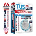 2026 Tus Temel Tıp Bilimleri Ösym Çıkmış Soru Tıpkı Basım Son 14 Yıl 28LI Deneme Kitapçığı