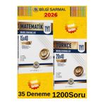 2026 Tyt Güncel Matematik-Türkçe 35 Adet Deneme 1400 Soru Deneme Sınavı Seti Kalem