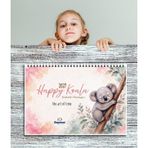 2027 Takvim A4 Ebat 53 Haftalık Planlayıcı Happy Koala