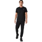 2031F458-001 ASICS SPIRAL EMBROIDER Siyah Yuvarlak Düz Erkek T-Shirt